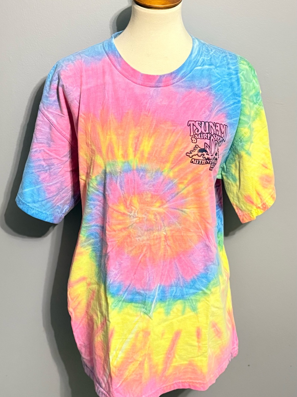 Tsunami Tie-Dye Short Sleeve Tee - Pastel Multi